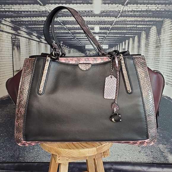 Coach Dreamer 36 in Colorblock With Snakeskin Detail - Picture 16 of 16